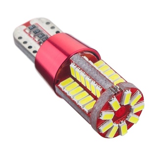 T10 W5W 57Smd Car 501 หลอดไฟ Led ไฟหน้ารถยนต์สีแดง