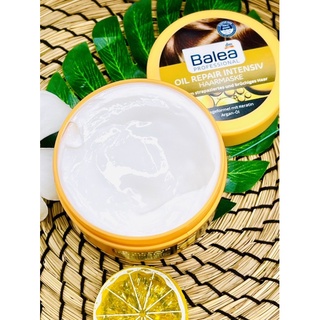 มาร์ค สำหรับผมแห้งเสียมาก จาก เยอรมัน (....แบบกระปุก....  ) Balea oil repair intensiv haarmaske 300ml