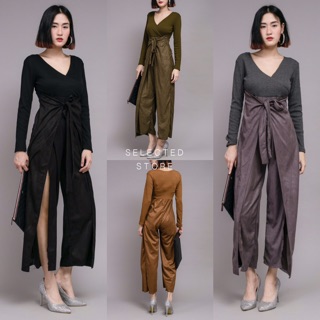 Suede Jumpsuit