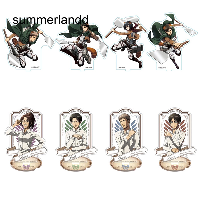 Attack on Titan Alan Erwin Levi Mikasa Armin Captain ขาตั้งพลั่วอะคริลิค
