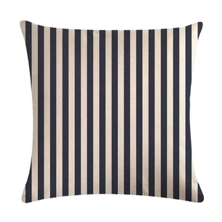 ปลอกหมอน ผ้าลินิน ลายทาง ขนาด 45x45 ซม. สําหรับตกแต่งบ้าน รถยนต์