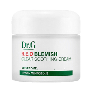  พร้อมส่งด่วน !!! ส่งฟรี  Dr.G R.E.D. Blemish Clear Soothing Cream 70 ml. ครีมบำรุงผิว ลดรอยแดงจากสิว ผิวแข็งแรง