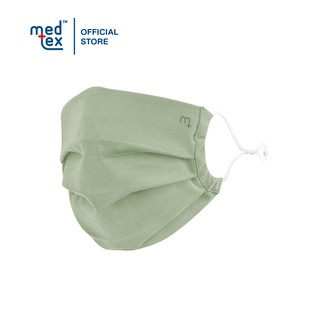 Medtex รุ่น M4U หน้ากากผ้ามัสลิน Tencel Cotton 3 ชั้น พร้อมช่องใส่ฟิลเตอร์ สีเขียวเปปเปอร์มินท์