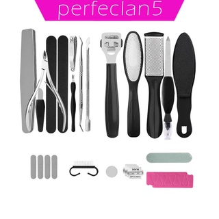 [perfeclan5] Foot Care Set Dead Hard Skin Callus Remover Scraper Premium Convenient