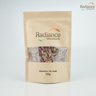 Pistachios, Raw, No Shelled 250g, Radiance Wholefoods