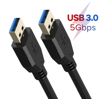 อะแดปเตอร์ขยายสายเคเบิล USB 3.0 ตัวผู้ เป็น 0.6 1 5 ม. Type A ตัวผู้ เป็น Type A ตัวผู้ ความเร็วสูง 5Gbps