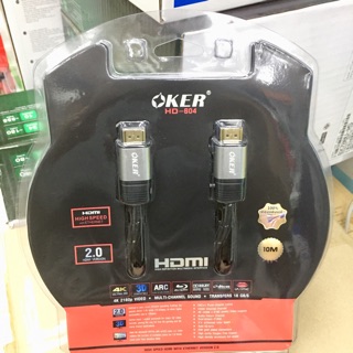 HDMI Cable 10m. Version2.0 Oker