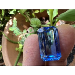 Blue Quartz 19x12mm 16 carats Hydrothermal