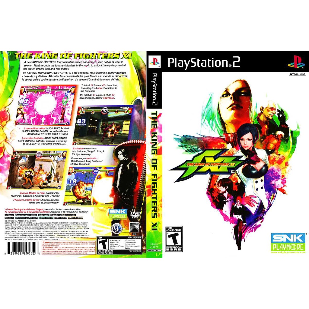 แผ่นเกมส์ PS2 The King Of Fighters Xl    คุณภาพ ส่งไว (DVD)