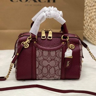 COACH LARK BAG 19 IN SIGNATURE JACQUARD ((4619))