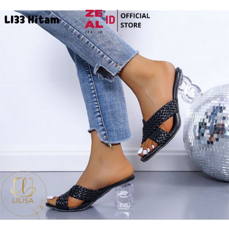 ZEAL-ID - รายการร้อน LILISA VELERI KEKINAN นําเข้ารองเท้าส้นสูงรองเท้าแตะระดับพรีเมียมสําหรับผู้หญิง