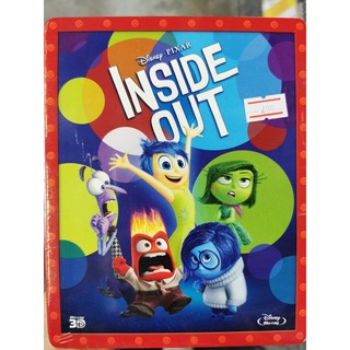 Blu-ray 2D + 3D Steel Book : Inside Out (2015) มหัศจรรย์อารมณ์อลเวง " Disney - Pixar "