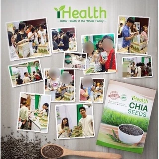 🔥Flash Sale🔥Premium [1แถม1 ] iHealth Organic Chia Seeds 100% เมล็ดเจีย เมล็ดเซีย อาหารเสริม (2ซอง)