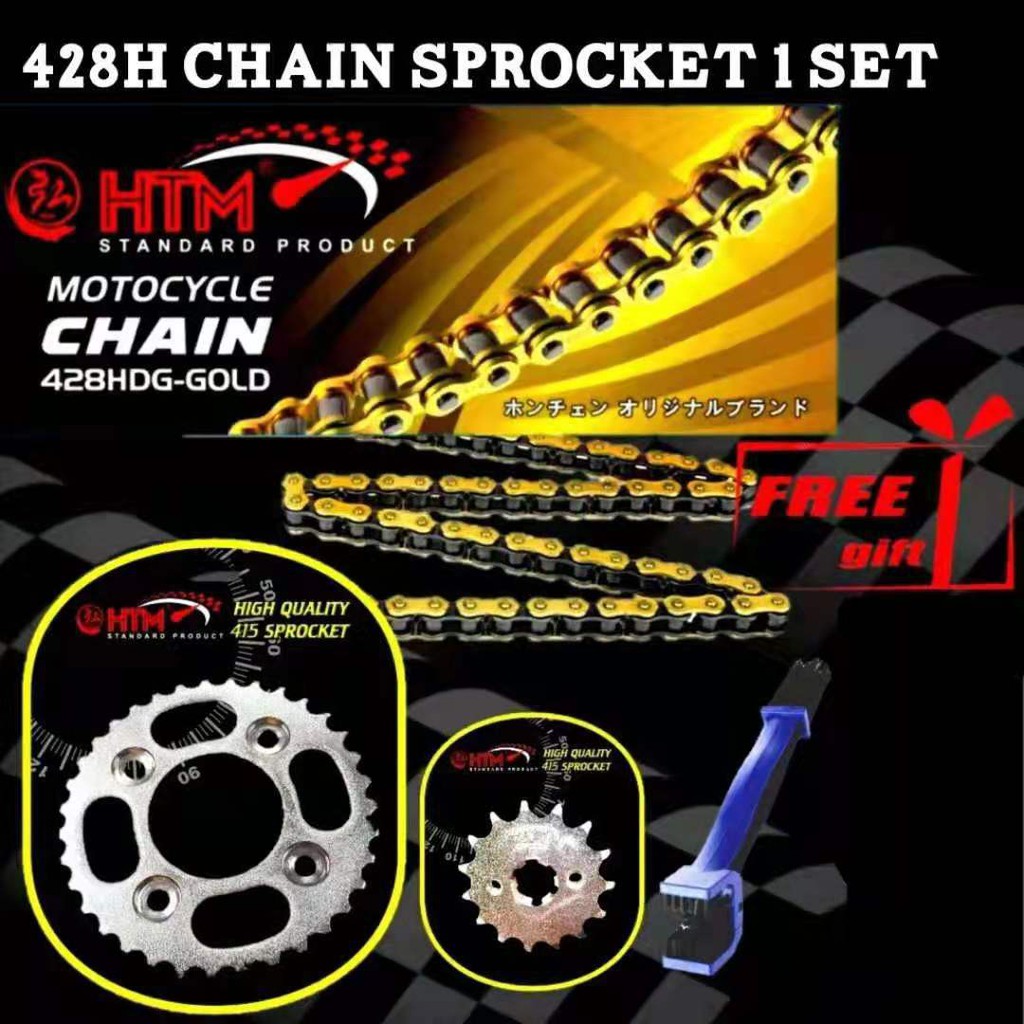 428HDG-122L SRL115 SRL115I YAMAHA HTM SPROCKET SET RUNFIRE2020