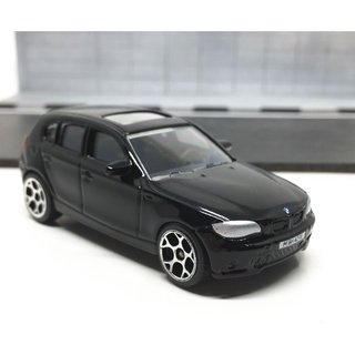 Majorette BMW Serie 1 - Black Color /Wheels 5Y /scale 1/58 (3 inches) no package