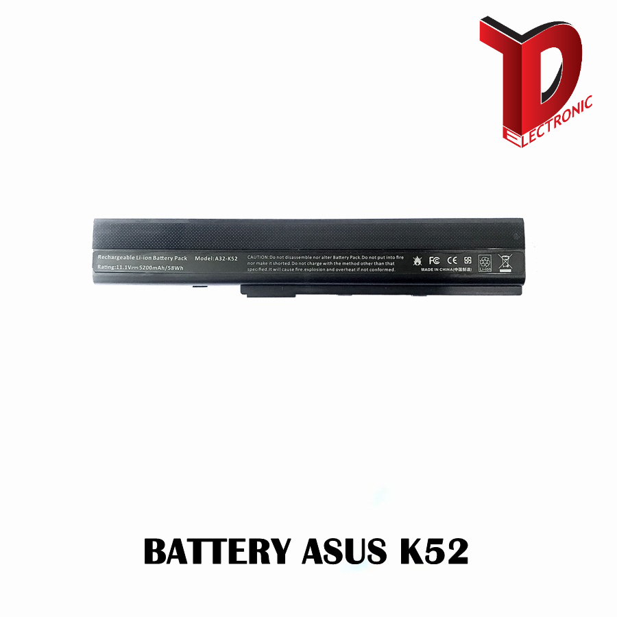 BATTERY ASUS A32-K52 A42, A42J, A52, K42, K52, X42DQ, X42DR, X42DY, X42JA/ แบตเตอรี่โน๊ตบุ๊คเอซุส
