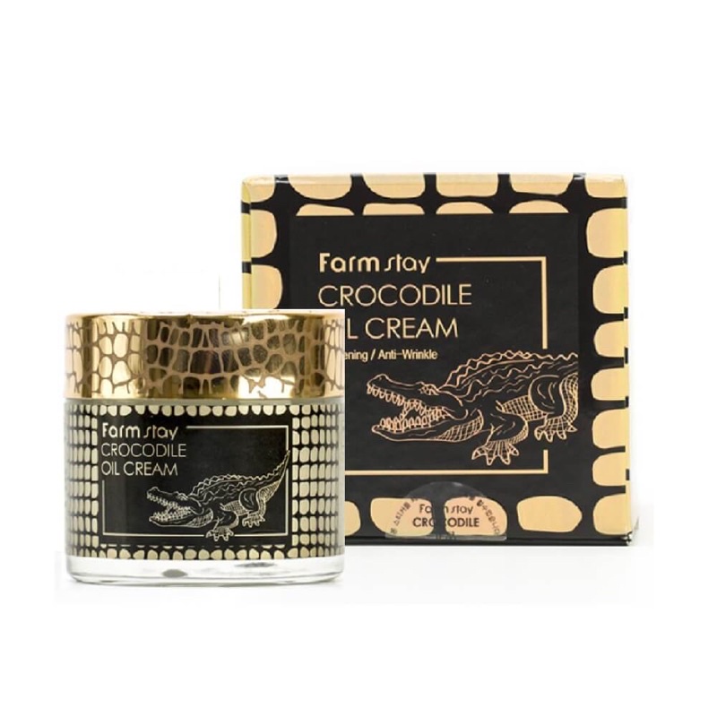 Farm Stay Crocodile Oil Cream 70g. ครีมน้ำมันจระเข้จากเกาหลี ของแท้
