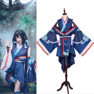 Onmyoji ชุดคอสเพลย์ ชุดกิโมโน Enkei สําหรับปาร์ตี้ฮาโลวีน