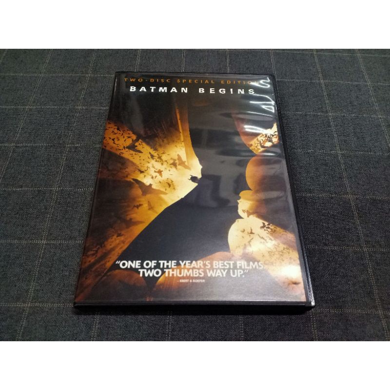 DVD ภาพยนตร์ซูเปอร์ฮีโร่แอ็คชั่น ดราม่าทริลเลอร์ จากค่าย DC สุดดาร์ก "Batman Begins / แบทแมน บีกินส์