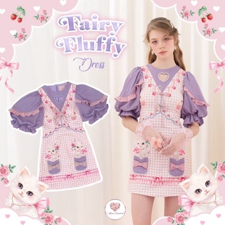 Fairy Fluffy Dress : Maria Diamond เดรสพิมพ์ลายคอลเลคชั่นสุดพิเศษ