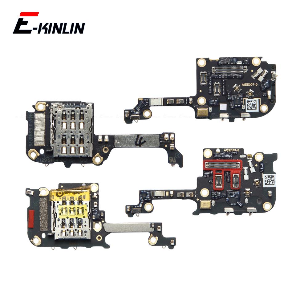 ซิมการ์ด Reader Slot Socket Connector พร้อมไมโครโฟนสําหรับ Oneplus 7T 8T 8 7 9 10 Pro 9R 9RT อะไหล่ท