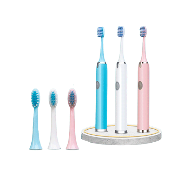 [พร้อมส่ง]3สี แปรงสีฟันไฟฟ้าสำหรับผู้ใหญ่ Electric Toothbrushes พร้อมหัวแปรง หลายรายการ หัว แปรงสีฟันไฟฟ้ากันน้ำ