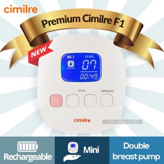 Cimilre F1 ขนาดพกพา ปั๊มคู่ไฟฟ้า พ้อมกรวยแฮนด์ฟรี ประกัน2ปี