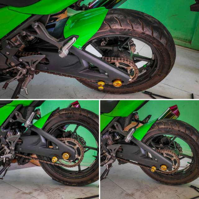 Hugger ใหม่ NINJA 250 FI 2018 2019 HUGER ARM COVER ARM NEW NINJA 250 FI 2018 2019 SWING ARM ใหม่ NINJA