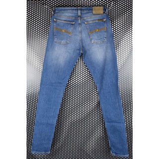 Nudie Jeans Skinny Lin Easy Strikey 30/32, 31/30, 31/32, 32/30, 32/32 ของแท้ 100%