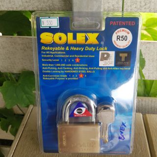 กุญแจลูกปืนคอสั้น SOLEX R50 50MM PB | SOLEX