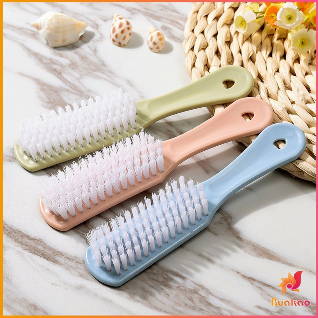 BUAKAO แปรงพลาสติกอเนกประสงค์ แปรงทำความสะอาด คละสี Small Brush