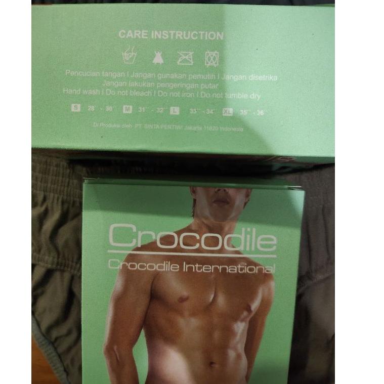 กางเกงใน CROCODILE CD ผู้ชาย โครโคดิล 242 1 แพ็ค บรรจุ 3 ชิ้น (รหัส H7 ...