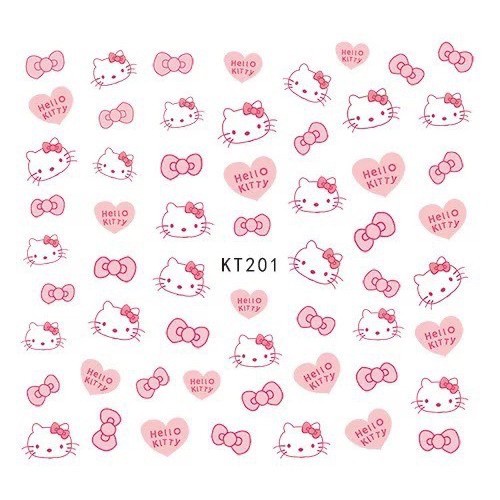 KT สติ๊กเกอร์ติดเล็บ ลายการ์ตูน น่ารักมากค่าาา