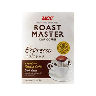 UCC Roast Master Drip Coffee Café Arabica 45g. ยูซีซี โรสต์ มาสเตอร์ กาแฟดริป คาเฟ่ อาราบิก้า 45 กรัม