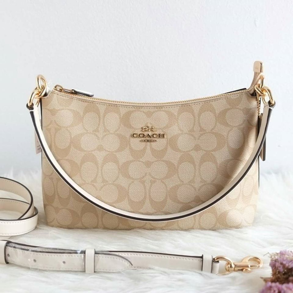 COACH LEWIS SHOULDER BAG IN SIGNATURE CANVAS Shopee Thailand