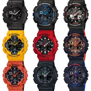 GShock GA-100 Series ของแท้ใหม่100% (GA-100-1A1,GA-100B-4,GA-100CB-1,GA-100L-2,GA-100A-9,GA-100CM