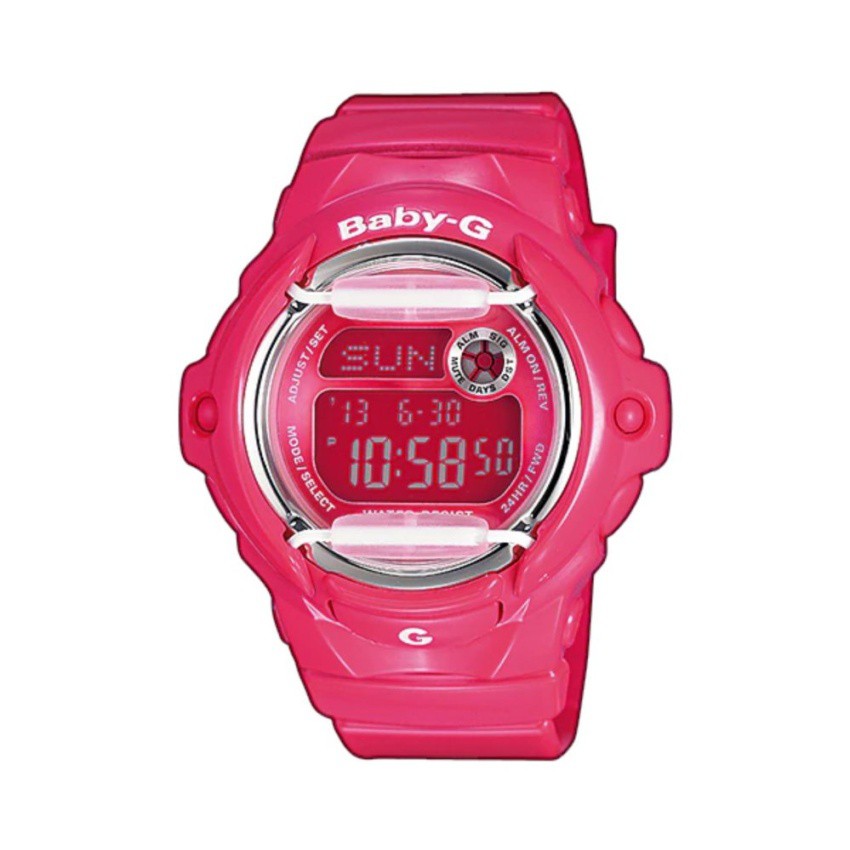 Casio Baby-G นาฬิกาข้อมือสุภาพสตรี รุ่น BG-169R-4B (สีแดง) ของแท้ ประกันร้าน 1 ปี
