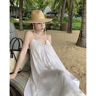 เดรสยาวใส่สบายชิวๆทะเลหรือคาเฟ่สวยมาก