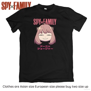 เสื้อยืดแขนสั้นลําลอง ทรงหลวม พิมพ์ลายกราฟฟิคอนิเมะ Csp SPY x FAMILY Anya Forgerเสื้อยืดผู้ชายและผู้หญิง