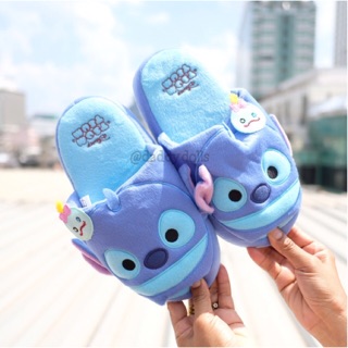 รองเท้าใส่ในบ้าน พื้นหนา Stitch สติช Tsum Tsum ซูมซูม