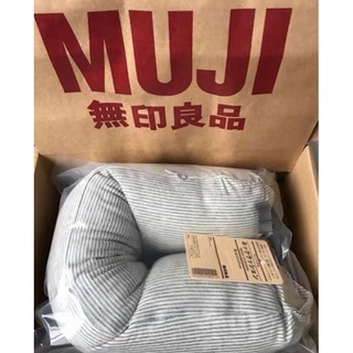 🎉หมอนรองคอMUJI FUUพกพาสะดวก🎉 หมอนรองคอ Cotton 100%ถอดซักได้