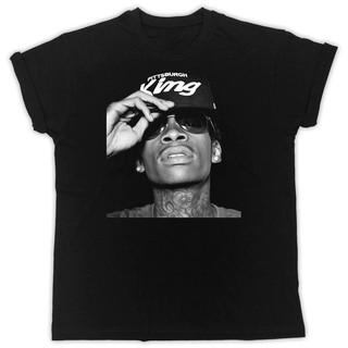 เสื้อยืดพิมพ์ลาย Wiz Khalifa King cool Retro สำหรับผู้ชาย