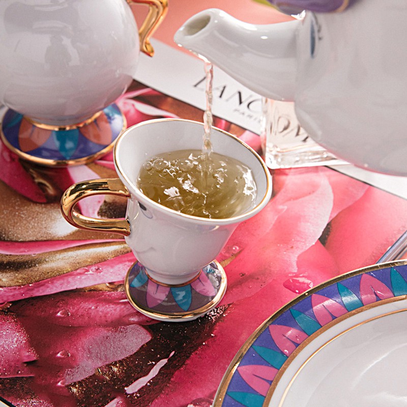 HOT TIKTOKIN STOCK Beauty and the Beast Teapots 3D Sculpted Ceramic