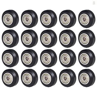 20pcs 3D Printer Parts POM Pulley Wheel 625zz Idler Pulley Gear Passive Round Wheel Compatible with Creality Ender 3 CR-10 CR-10S