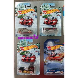 รถ Hotwheels รุ่นลาย christmas​ limited editiin