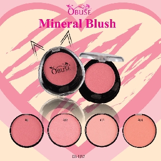 OB-1357 Obuse(โอบิ้ว) Mineral Blush