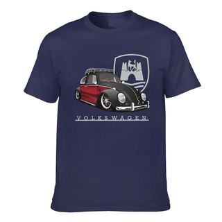 เสื้อยืด ผ้าฝ้าย พิมพ์ลาย Beetle Red Volkswagen 2022 สําหรับผู้ชาย