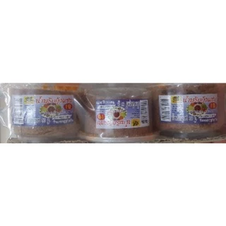 #น้ำพริกเจ ( 1 กระปุก) ขนาด 60 กรัม มี 12 สูตร อร่อยทุกรส #นรกเจ #ปลาบ่นเจ #ปลาย่างเจ #กุ้งแซบเจ #โยตา #อาหารเจ