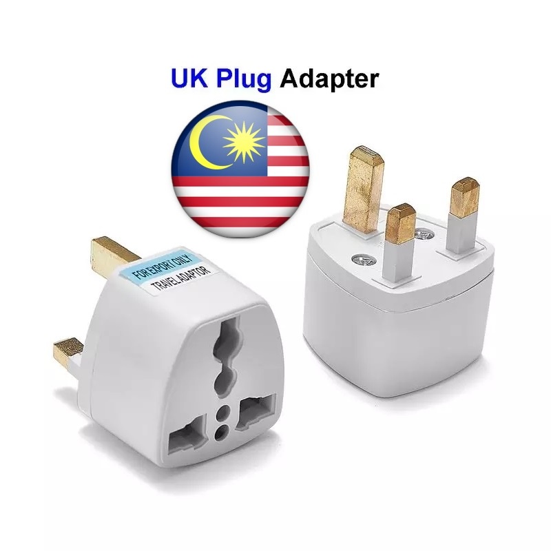 ⚡ ONE2DEAL ⚡ ปลั๊กไฟไฟฟ้าคุณภาพสูงและปลั๊ก QX มาตรฐาน UK อุปกรณ์เสริมสําหรับ Travelling UK ปลั๊กอะแด