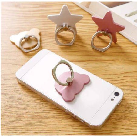 แหวนติดมือถือ IRING แหวนติดโทรศัพท์ ที่ติดมือถือ 🍓 แบบโลหะ 360 องศา ร้านส่งคละแบบ #A065 🍓🍋